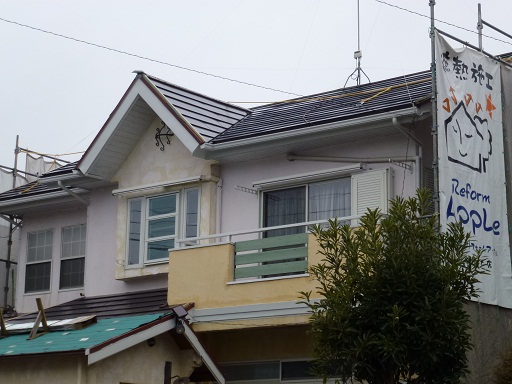 屋根の断熱・遮熱施工